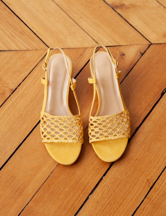 Yellow Bayla sandals
