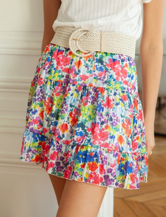 Floral Gaella skirt