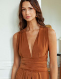Havana brown Louane dress
