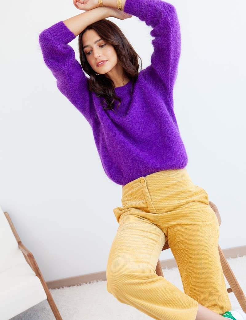 Purple Martin sweater Size TU