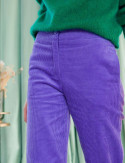 Purple Diego corduroy pants