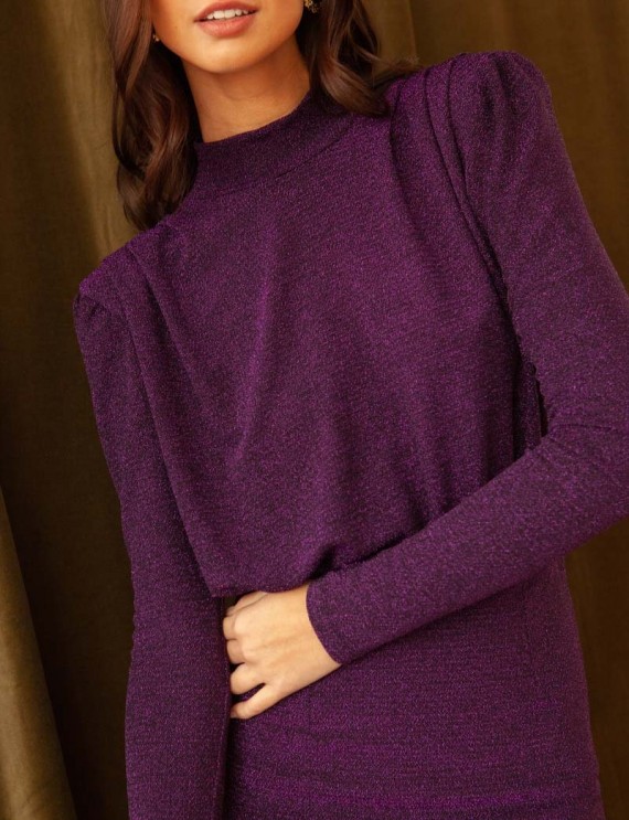 Robe de fête violette Kim