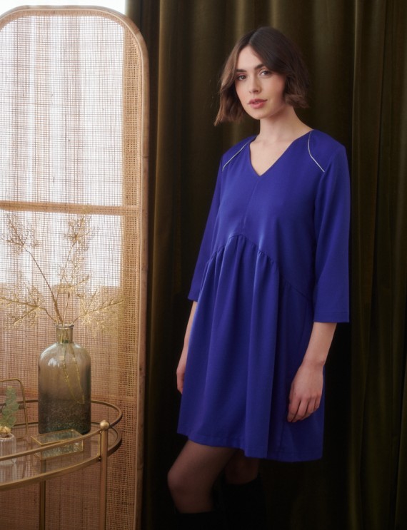 Blue Romane dress