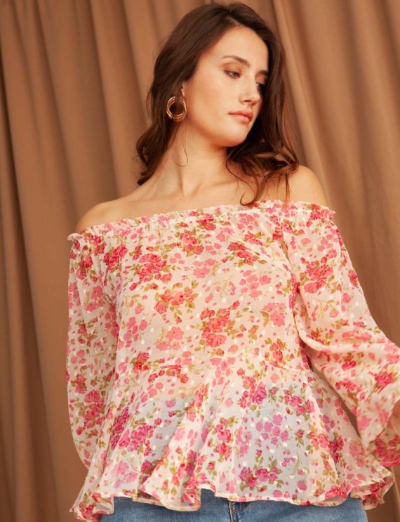 Floral Valentina blouse