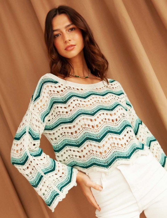 Julia crochet blouse