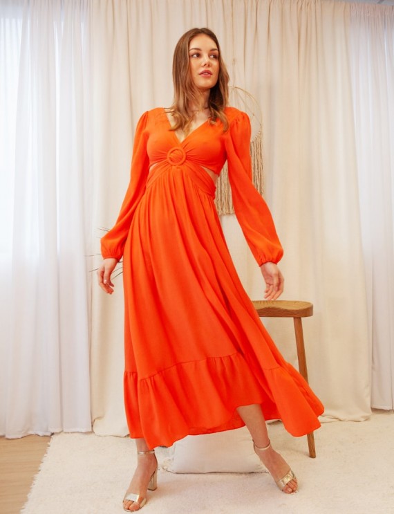 Orange Tamar dress
