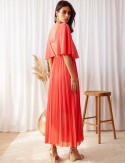Coral Gisella dress