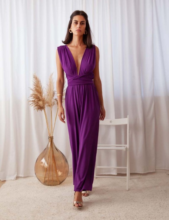 Purple Gabriella jumpsuit