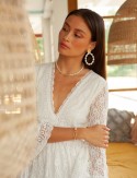 Robe blanche Justina