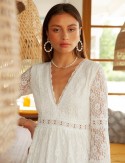 Robe blanche Justina