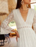 Robe blanche Justina