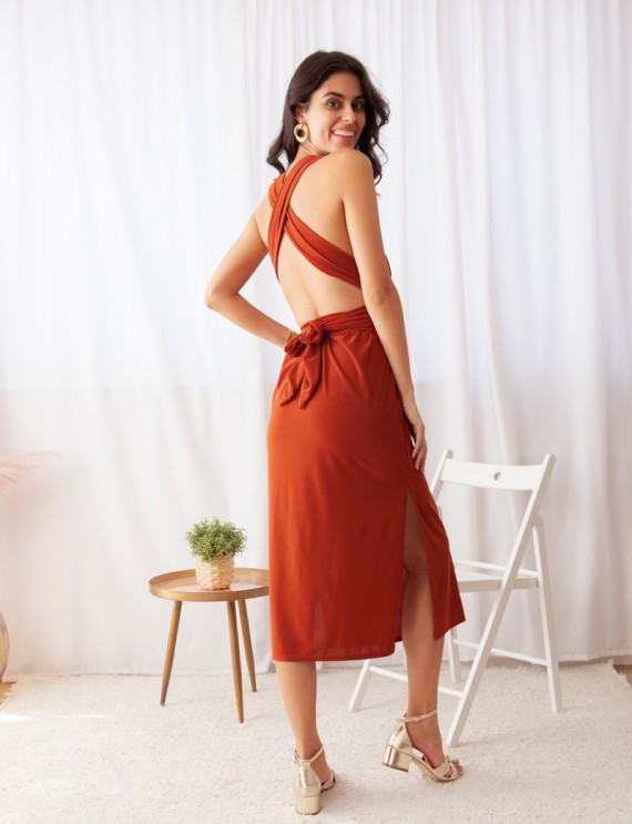 Robe terracotta Karen