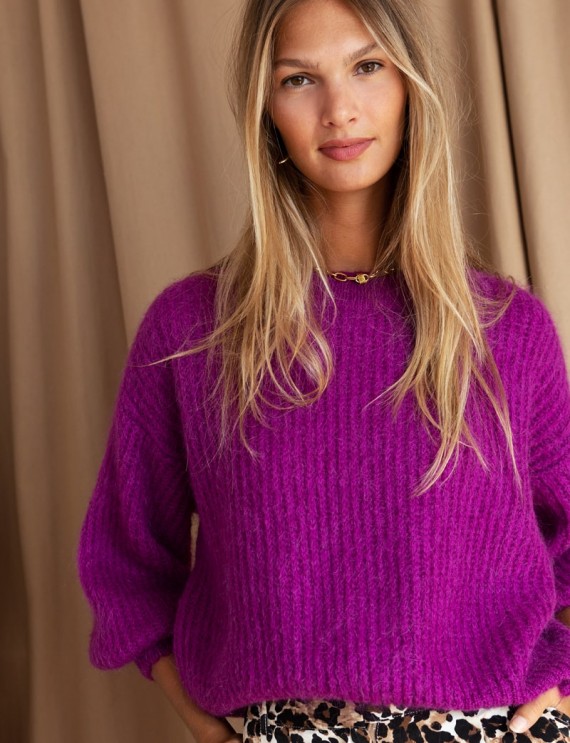 Purple William sweater