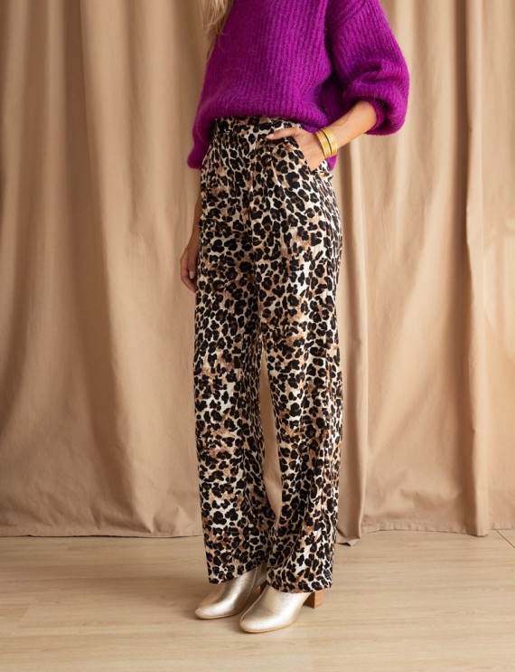 Pantalon léopard Wild