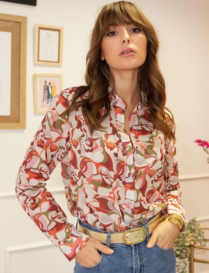 Terracotta Fabio blouse