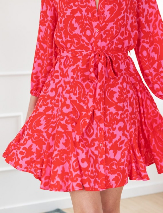 Robe rouge Soline