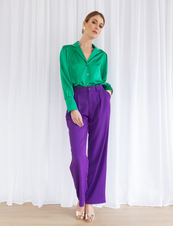 Pantalon violet Brett