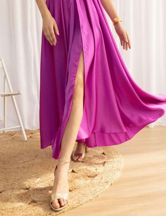 Robe magenta Layana