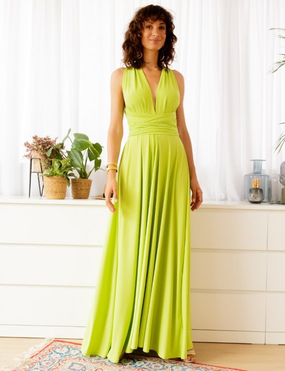 Lime green Annabella dress