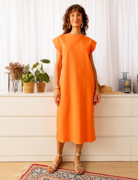 Robe orange Anya