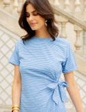 Blue striped Aria dress