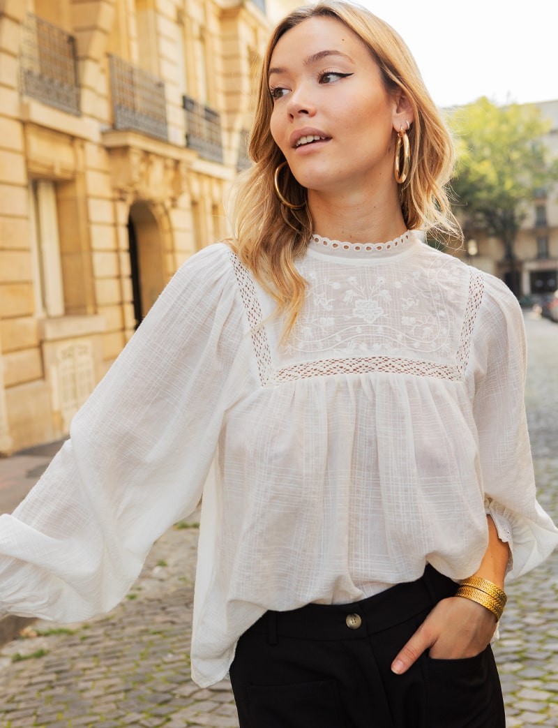 White Hanna blouse