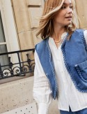 Gilet en jean Ollia