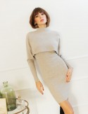 Robe taupe Clem