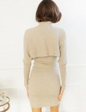 Robe taupe Clem