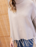 Pull taupe Denice
