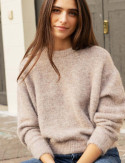 Pull taupe Eddie