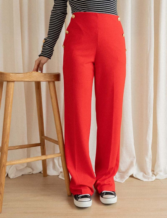 Pantalon rouge Lizon