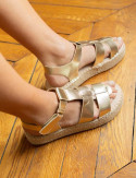 Sandales dorées Solice