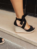 Sandales noires Julieta