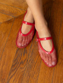 Ballerines rouge Lize