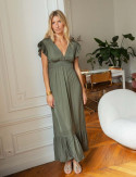 Robe olive Lisou