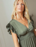 Robe olive Lisou