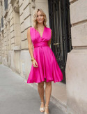 Robe fuchsia Irisa