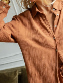 Chemise terracotta Jala