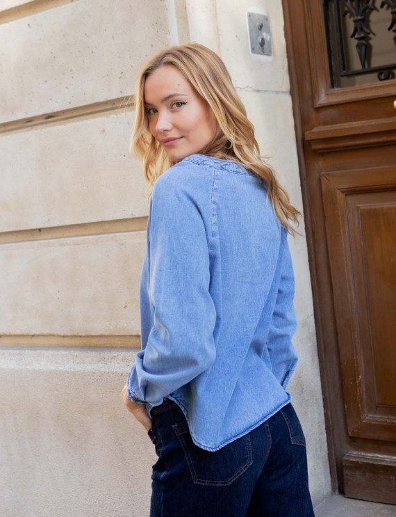 Blouse en jean Fleura