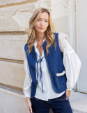 Gilet en jean Virgil