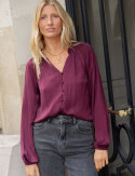 Blouse prune Taby