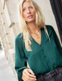 Blouse verte Taby