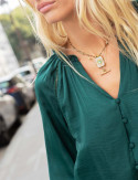 Blouse verte Taby