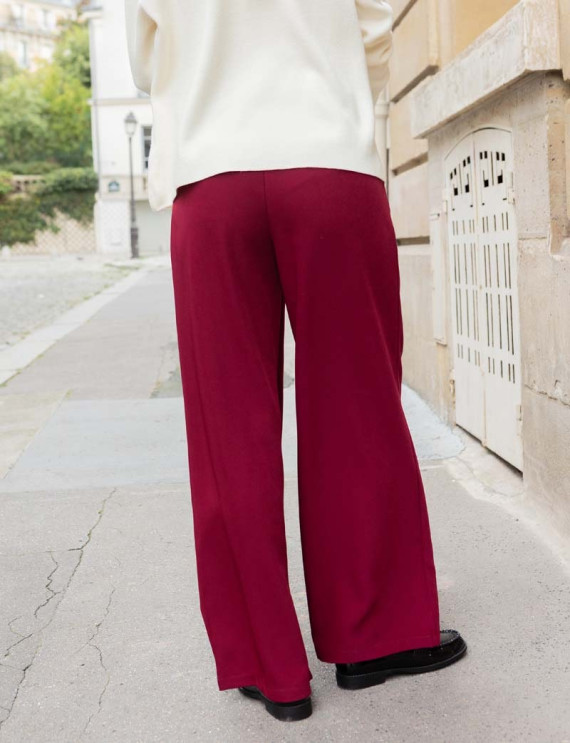 Pantalon bordeaux Valery