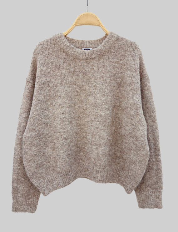 Pull taupe Willi