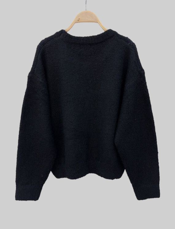 Pull noir Willi