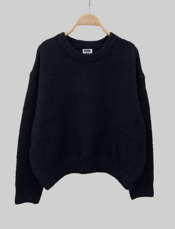 Pull noir Willi