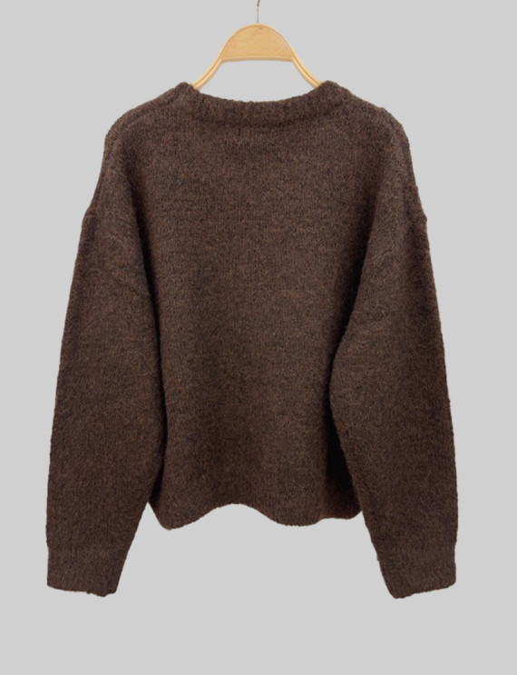 Pull marron Willi