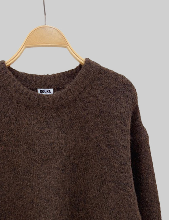 Pull marron Willi